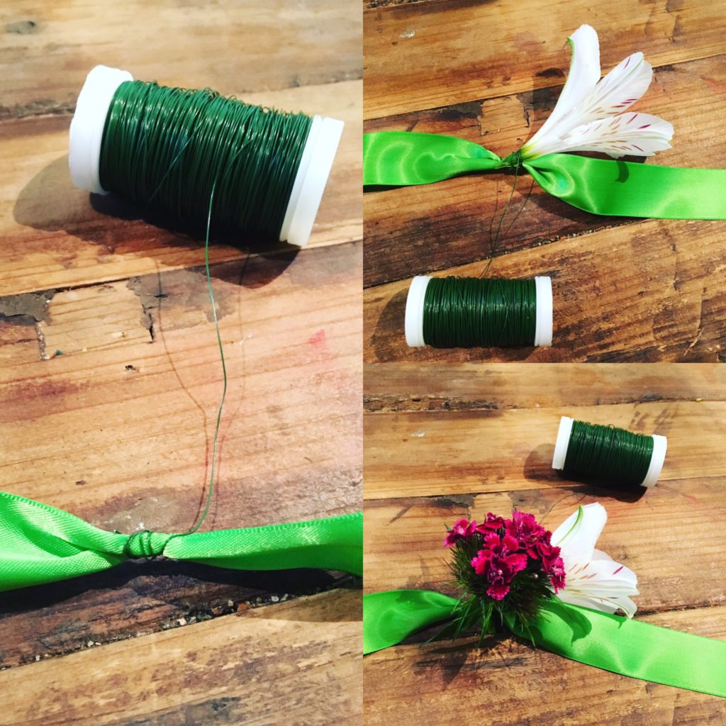 Entstehung DIY-Blumenband